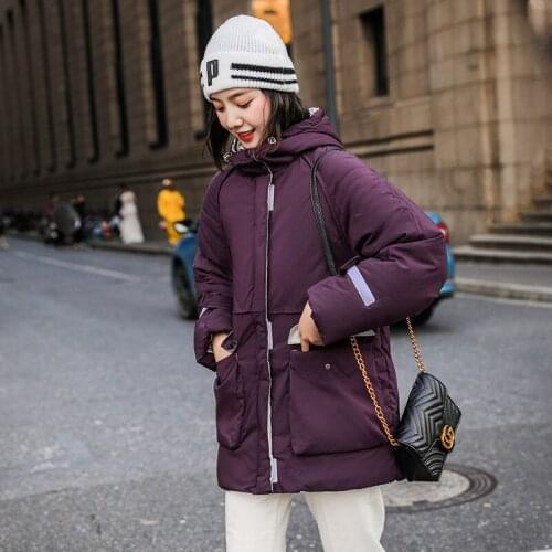 2021 New Snow Wear Long Parka Winter Jacket Women Hooded Windproof Military Clothing Female Pocket Thicken Winter Coat Women