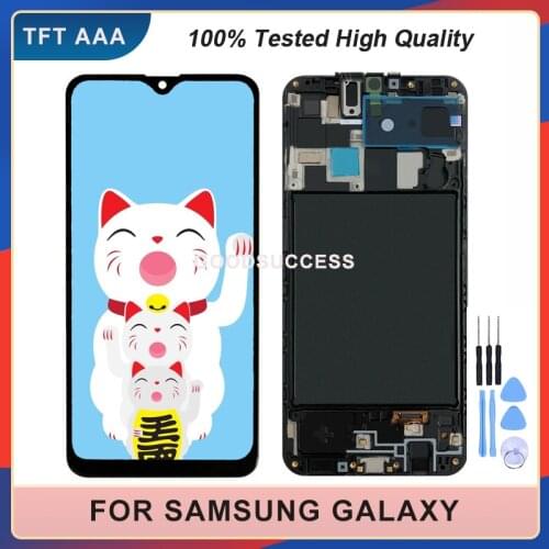 TFT For SAMSUNG Galaxy A20 A205G A205F A205FN A205DS A205 LCD Display Digitizer Touch Panel Screen Assembly