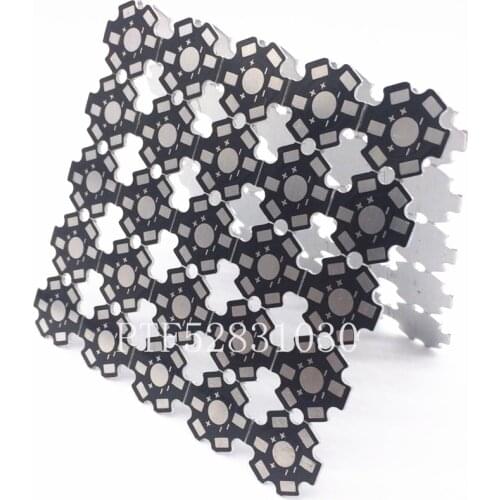 100-1000pcs 1W 3W 5W Heat LED Aluminum Base Plate PCB Board Substrate Star Kit DIY Cooling Heatsink 20 mm for 1 3 5 W Watt