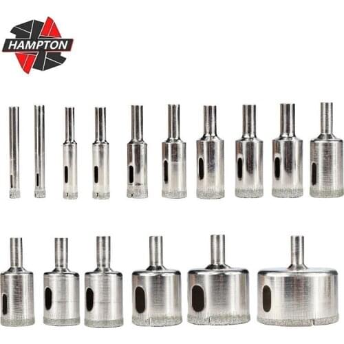 3-60mm Diamond Core Bit Diamond Coated Hole Saw Drill Bit Hole Cutter for Tile Marble Glass Ceramic Hole Saw Drill