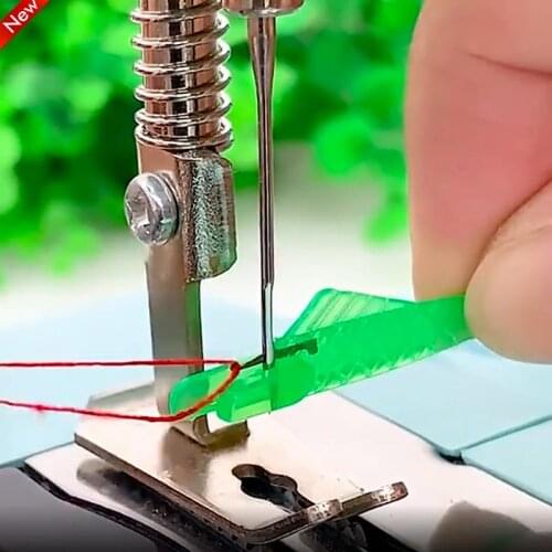 3pcs DIY Sewing Tools Fish Type Quickly Auto Needle Threader Home Hand Machine Sewing Automatic Thread Device