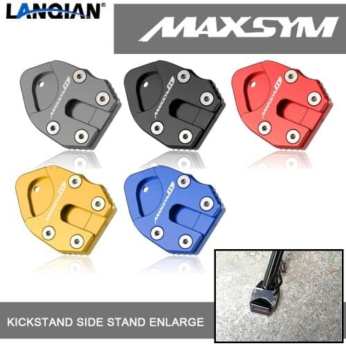 For SYM MAXSYM TL 500 MAXSYMTL 500 2019 2020 2021 Parts Motorcycle Side Stand Enlarge Kickstand Enlarge Plate Pad Accessories
