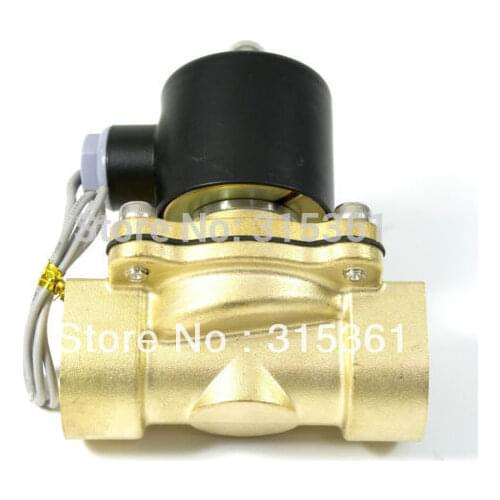 Free Shipping Electric Solenoid Valve Water Air N/C 220V AC 3/4" 2W200-20 Option DC12V,DC24V or AC110V