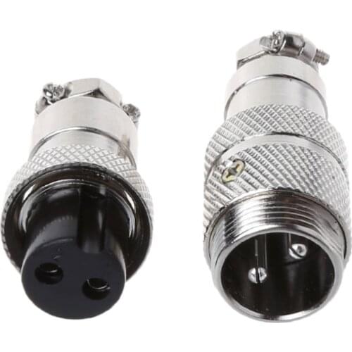 Gx16 Butting Aviation Male Connector Female Plug 2/3/4/5/6/7/8 Pin Dropshipping