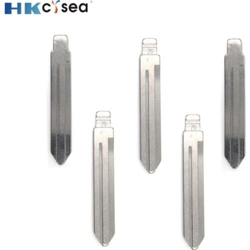 HKCYSEA KD#76 KD Remote Uncut Blank Metal Blade Type #76 for Geely Car Key Remote Blade Replacement