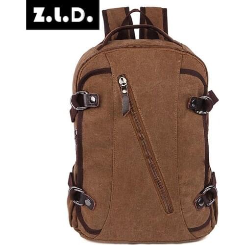 Fashion New Canvas Backpack Unisex Travel Backpack Youth Student School Bag Large Capacity Handbag High Quality Computer Bag men