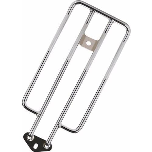 Chrome Solo Luggage Fender Rack For Sportster XL 883 85-03 Triumph America 85-11