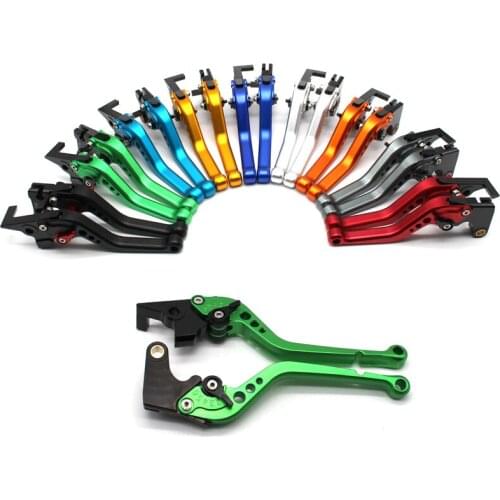 Short/Long Brake Clutch Levers For KAWASAKI ZX6R ZX6RR ZX636 ZX-6R ZX-6RR 2005-2006 Motorcycle Adjustable