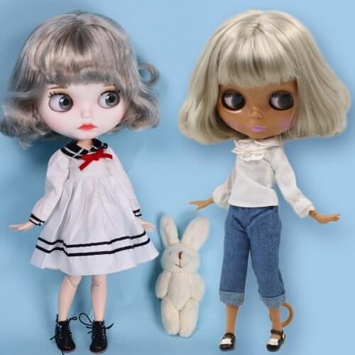 ICY DBS Blyth doll No.130BL8800 Silver Grey hair JOINT body Neo 1/6 BJD Neo ob24 anime girl