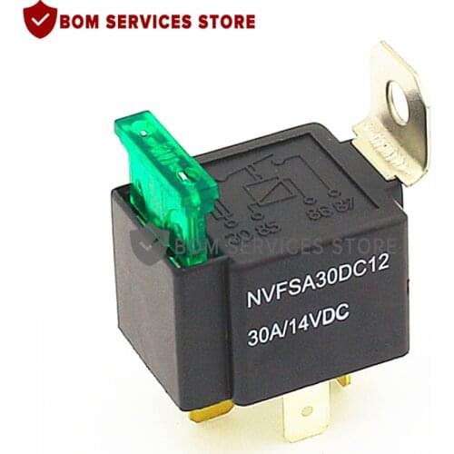 FORWARD relays top grade quality 4 pin 30A auto relay with fuse coil voltage 12VDC relais Brand new