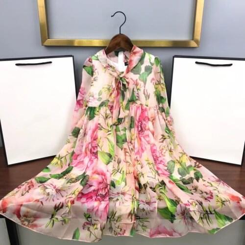 2021 New Autumn Pink with Brown Turn down collar Girls Dress 3 4 6 8 10 12Years