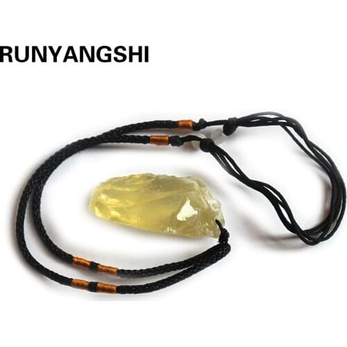 Natural Citrine Stone pendant Yellow Quartz Crystal Rough Bulk Gemstone Healing Natural Stones And Minerals for gifts