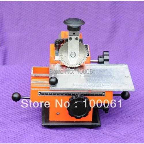 Manual Metal Nameplate Letter Stamping Machine