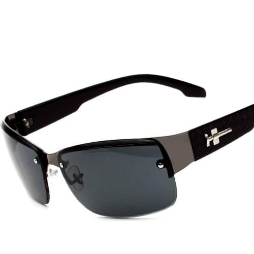 Half frame Square Sun Glasses Vintage Luxury Brand Travel Rectangle Sunglasses Men Women Retro Oculos Lunette De Soleil Femme