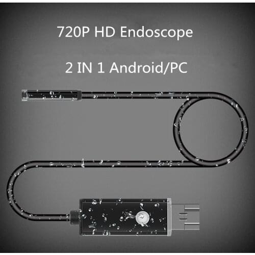 5.5mm 7mm 1M 2M 5M 10M USB Cable Waterproof 6 LED Android Endoscope 1/9 CMOS Mini USB Endoscope Inspection Camera Borescope