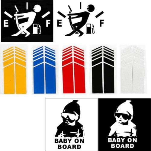 1pcs/2pcs Car Exterior Sticker Fashion Stripe Rear View Mirror Sticker/Children Car Sticker/Funny Car Sticker DIY Car Decoration