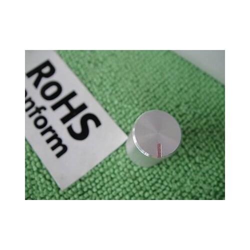 2pc13mmx10mm D-Shaft 6mm Stereo Audio Rotary Switch Potentiometer Aluminum Knobs