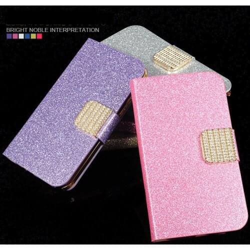 Flip Phone Cover Case For UMI PLUS E UMI Plus 5.5 inch Case Luxury Girly Bling Pattern Cover Card Slot Holster Housing Shell Bag