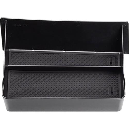 Black Center Console Organizer Storage Box Tray for Tesla Model S X New