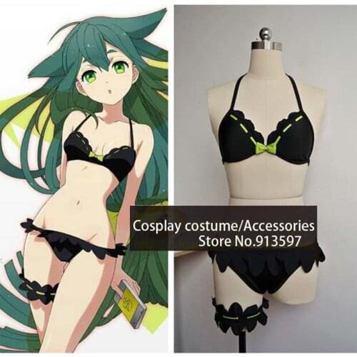 Gatchaman Crowds Utsutsu Swimsuit Anime Bikini Cosplay Costume Custom Made