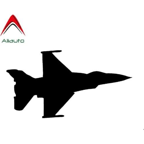 Aliauto Interesting Plane Helicopter Airplane Aircraft Jet Fighter Car Sticker Vinyl Waterproof Reflective Vivid Decal,17cm*9cm