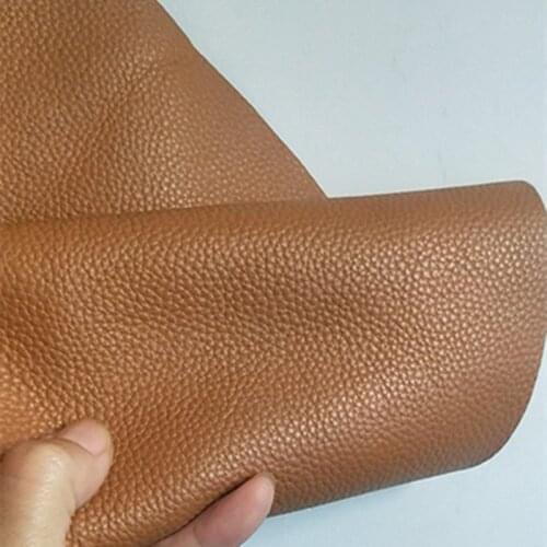 Brown Top Layer Cowhide Yellow Brown Leather Diy Handmade Earth Yellow Sofa Seat Cowhide Leather