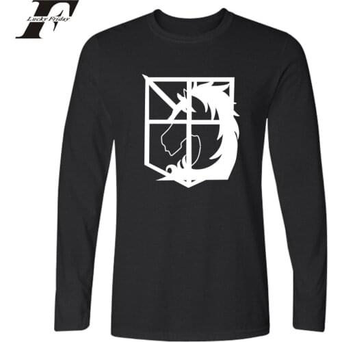 Anime Attack On Titan Fashion Sport T-shirts Tee Shirt Women Men T Shirts Long Sleeve T-shirt Harajuku Sweatshirt Tops Plus Size