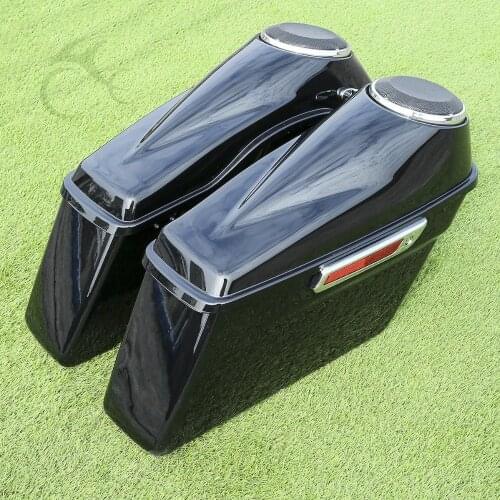Motorcycle 6.5" Speaker Saddlebag For Harley Touring Road King Road Glide Street Glide Electra Glide 2014-2020