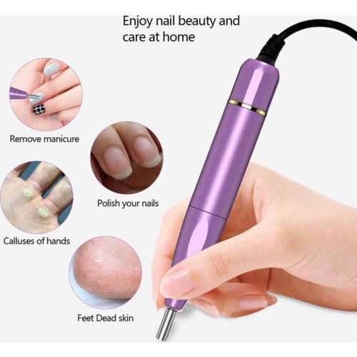 Nail Polishing Machine Set Electric Nail Drill With Polishing Head Powerful High-speed Rotation Function Professional Nail Care