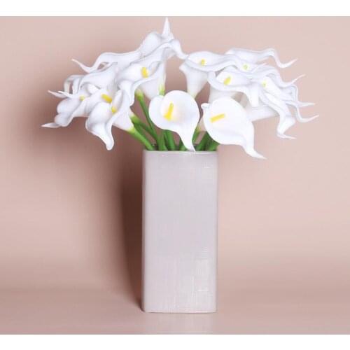 High Quality Real Touch Calla Lily Artificial Flowers Calla Lily Bouquet For Wedding Bouquet Bridal Home Flower Decoration