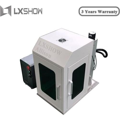20w Portable split fiber laser marking machine with Laptop metal laser engraving machine enclosed