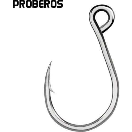 PROBEROS 2#-4#-6#-1/0-11/0 Strong stainless steel Jigging Hook Jig Big Fishing Hook Saltwater Fish Hook