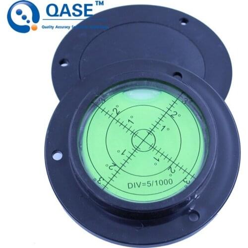 QASE Big Round Universal Bullseyes Bubble Level Mechanical Installation Level Bubble Size 90*17mm