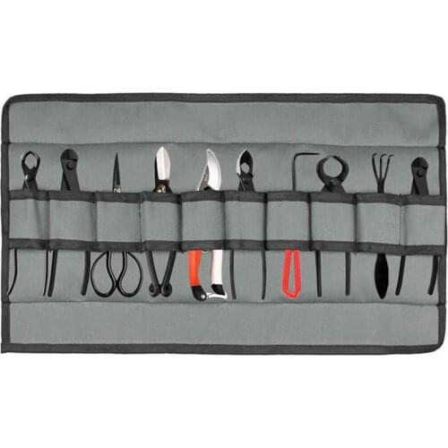 Multi Pocket Cloth Bag Foldable Waterproof Car Repair Kit Bag Large Rolled Repairing Tool Storage Bags Toolkit Organizer Outdoor