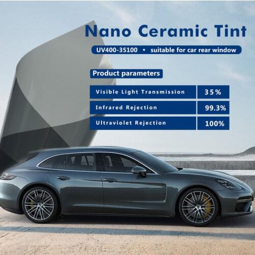 SUNICE 35%vlt Black Car Window Tint car tinting Film 100% UV Proof Window Film Solar Tint Film Car Tinting 50cmx200cm