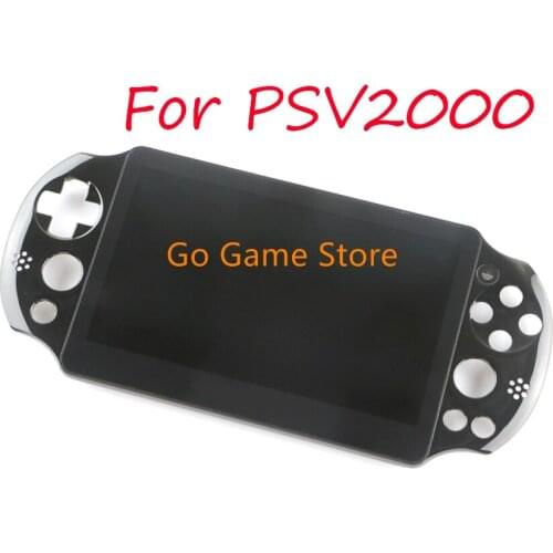 1pc For PS Vita 2000 Original New LCD Screen assemble with frame For PSV2000 LCD Display