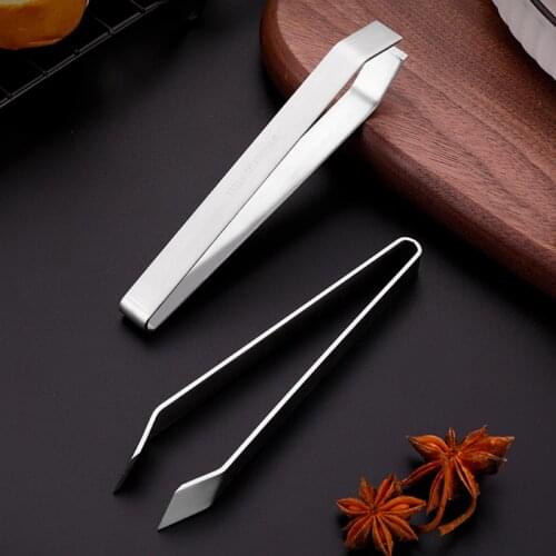 1pcs Stainless Steel Fish Bone Tweezers Pincer Clip Puller Remover Tongs Fish Bone Plucking Clamp Kitchen Gadgets Seafood Tools