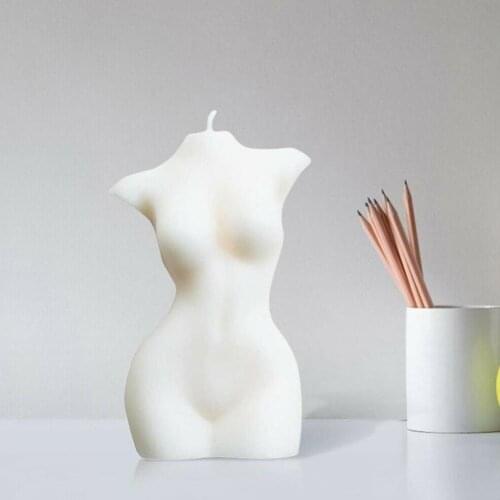 1Pcs Soy Wax Female Bust Candle Goddess Candle Decorations Candle Home Ornaments