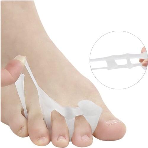 40pcs=20pairs Orthopedicmat Toes Separator For Feet Care Thumb Correction Comfortable Pedicure Tools Finger Hallux Valgus