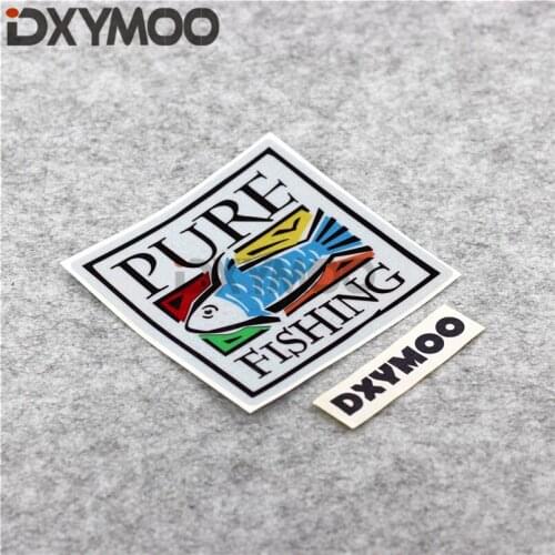 Car Styling Vinyl Tape Go Fishing Colorful Pure Fishing Sports Fans Fish Tank Sticker Bumpers 3M