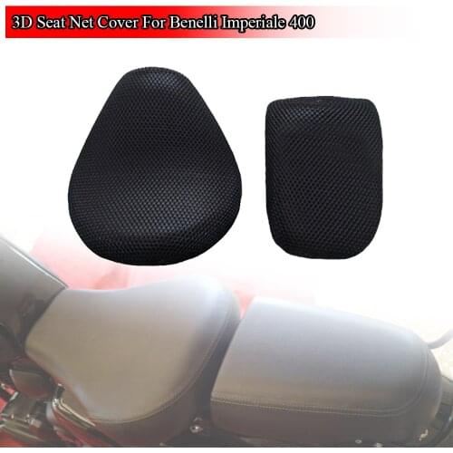 For Benelli Imperiale 400 Imperiale400 Rear Seat Cowl Cover 3D Mesh Net Waterproof Sunproof Protector Motorcycle Accessories
