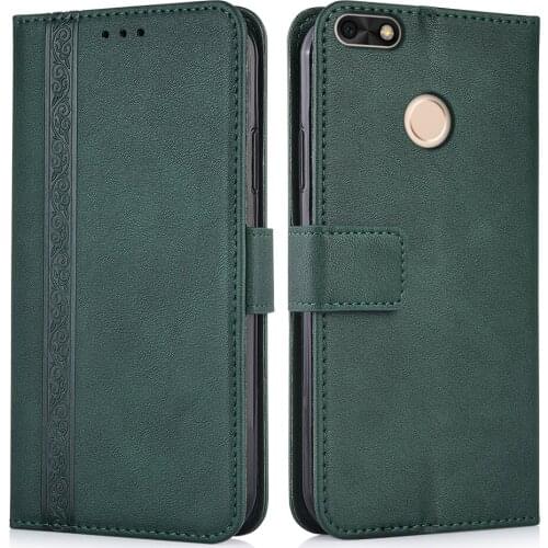 On Huawei Nova Lite 2017 Cover Wallet Leather case For Huawei Nova Lite 2017 NovaLite2017 funda Book Case With Strap