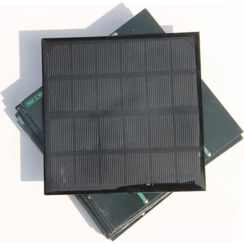 Hot Sale! 10PCS/Lot 3W 6V Mini Solar Cell Module Monocrystalline Solar Panel For 3.6V Battery Charger 145*145*3MM Free Shipping