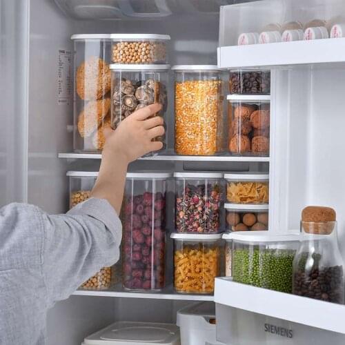 Food seasoning container kitchen box refrigerator seasoning box multi-grain seasoning bean container kitchen storage container