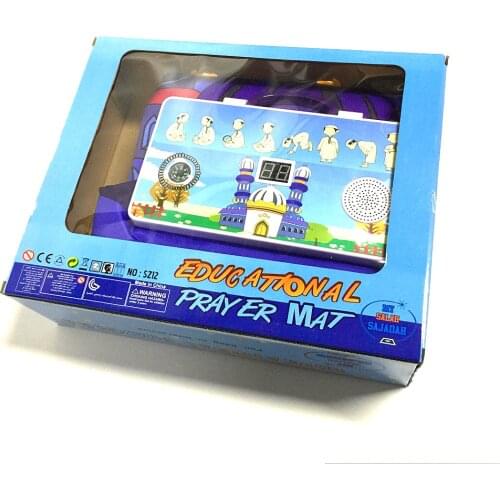 Hot Children Educational Electronic Interactive Praying Mat tapis de priere Islam Prayer Rug Carpet Muslim Worship Salat Musalla