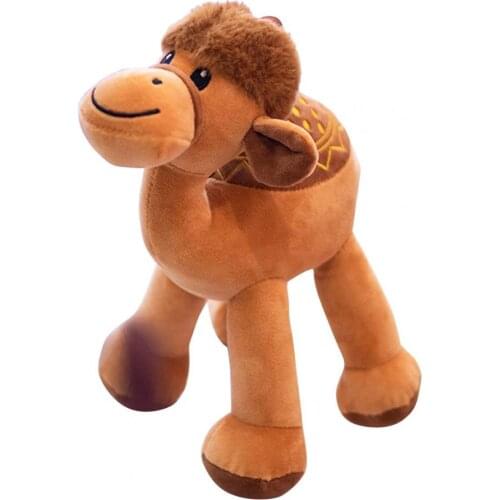 3 Colors Optional Creative Plush Toy Cartoon Shape Sleeping Accompany Skin-friendly Toddler Plush Camel Toy Gift