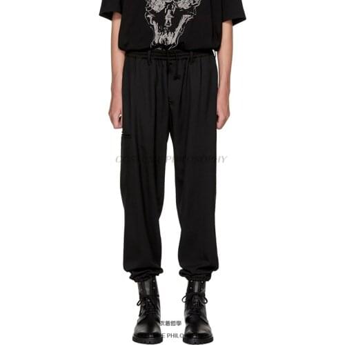 Mens casual pants in spring and summer, loose and straight style, mens trendy youth fashion, metropolis style, large pants