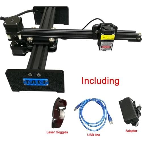Desktop laser machine DIY arm robot 2417 DIY cnc engraving machine carving lable with 500mw 1000mw 2.5W 5.5W 10W laser head