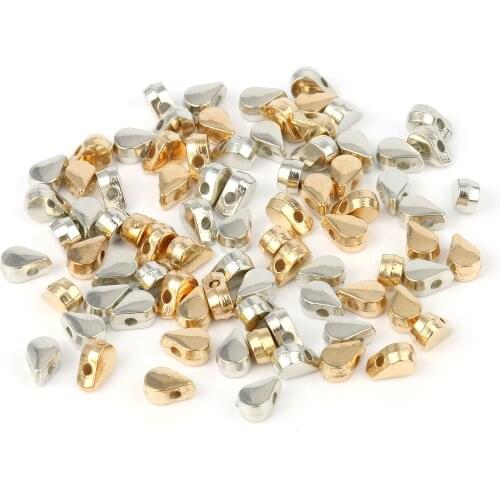 New 200pcs 6x3mm MiNi CCB Waterdrop Shape Seed Loose Spacer Beads for Jewelry Making DIY Charms Necklace Supplies Accessories