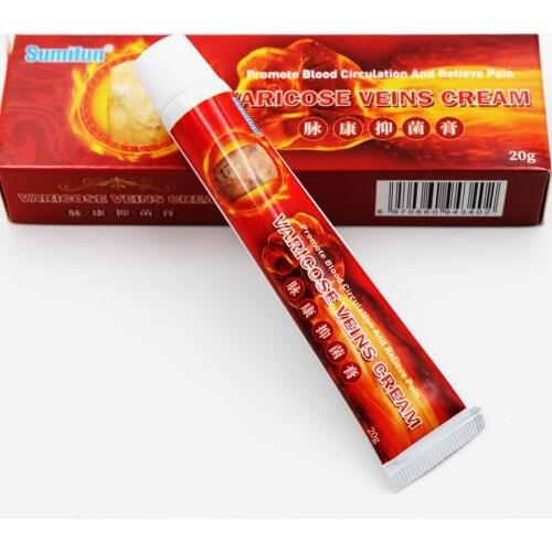 2020 100% Original New Varicose Veins Treatment Cream Vasculitis Phlebitis Spider Pain Relief Ointment Medical Plaster QCWQ